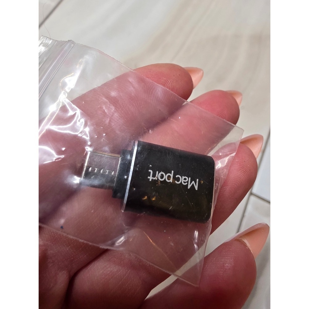 Mac port USB-C to‎ USB 3.0 Adapter Male Type-C to Female USB OTG Dongle Black